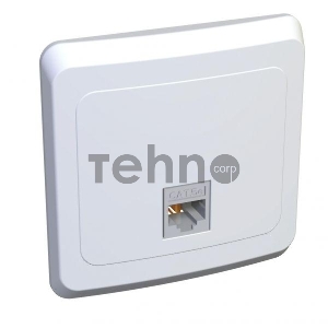 Розетка компьютерная 1-м СП Этюд RJ45 бел. SchE KOMC-001B
