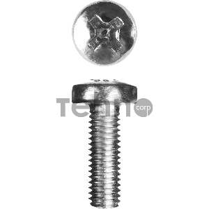 Винт ЗУБР DIN 7985, M5 x 16 мм, 5 кг, кл. пр. 4.8, оцинкованный, 303150-05-016