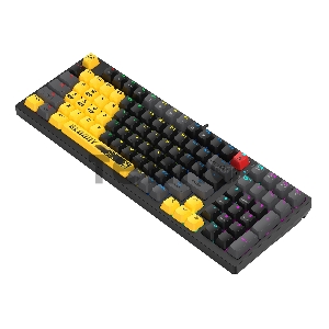 Клавиатура A4Tech Bloody S98 механическая желтый/серый USB for gamer LED (SPORTS LIME)