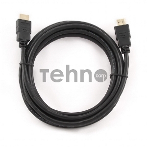 Кабель HDMI Cablexpert CC-HDMI4-15, 4.5м, v2.0, 19M/19M, черный, позол.разъемы, экран, пакет