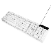 Клавиатура Гарнизон GK-200, USB, белый, механизированные клавиши, фото 2