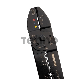 Кримпер REXANT HT-204 для обжима наконечников и зачистки проводов