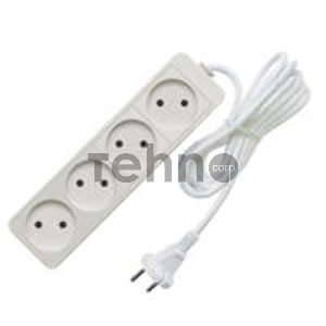 Удлинитель 4х1.5м без заземл. 10А IP20 2.2кВт Союз 481S-1401