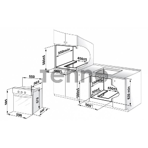 Газовый духовой шкаф Gefest 601-01 К, встраиваемый