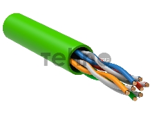 Кабель связи витая пара U/UTP, кат.5E, 4 пары 24AWG solid, 305м, LSZH, зеленый Кабель связи витая пара U/UTP, кат.5E, 4 пары 24AWG solid, 305м, LSZH, зеленый