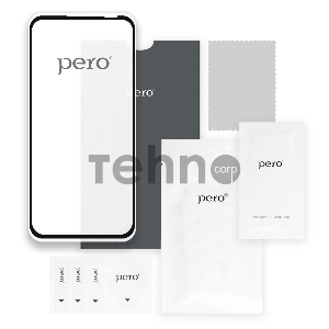 Пленка защитная Pero Защитное стекло PERO Full Glue для Realme 6 Pro, черное