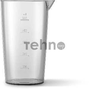 Погружной блендер Philips HR2543/90, 700Вт, 1 скорость, турбо режим, стакан для взбивания, венчик, измельчитель, цвет черный