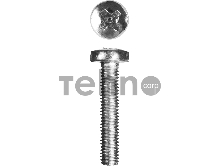 Винт DIN 7985, M5 x 25 мм, 5 кг, кл. пр. 4.8, оцинкованный, ЗУБР