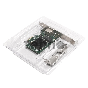 Сетевой адаптер ExeGate EXE-BCM5721 (PCI-E x1, порт 1xRJ45, 10/100/1000Mbps, Gigabit Chipset Broadcom BCM5721)