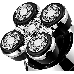 Бритва роторная Kitfort КТ-3142 реж.эл.:5 питан.:аккум. черный, фото 3