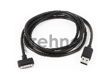 Кабель Gembird/Cablexpert CC-USB-AP1MB  AM/Apple для iPad/iPhone/iPod, 1м черный, пакет 