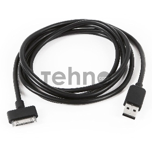 Кабель Gembird/Cablexpert CC-USB-AP1MB  AM/Apple для iPad/iPhone/iPod, 1м черный, пакет