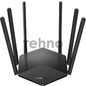 Роутер Mercusys AC1900 Wireless AC Gigabit Router, 600 Mbps at 2.4 GHz + 1300 Mbps at 5 GHz, 6×5dBi Fixed External Antennas with Beamforming, 2× G LAN Ports, 1× G WAN Port, Access Point Mode, 3X3 MU-MIMO, Parental Controls, Guest Network, Smart Connect