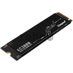 Накопитель SSD M.2 Kingston 512Gb KC3000 <SKC3000S/512G> (PCI-E 4.0 x4, up to 7000/3900Mbs, 3D TLC, NVMe, 400TBW, Phison E18, 22х80mm, LP heatsink)