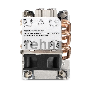 Кулер ExeGate EX293442RUS ESNK-P0078AP4.PWM.2U.4189.Cu (Al+Cu, 2U, 5 тепл. трубок, LGA 4189, TDP 300W, Fan 80mm, PWM, 2100-8000RPM, 2 ball bearing, 4pin, 54,3db, 400г, на защелках, с термопастой, Retail box)