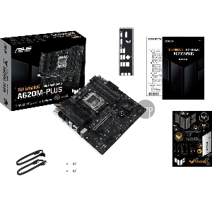 Материнская плата Asus TUF GAMING A620M-PLUS SocketAM5 AMD A620 4xDDR5 mATX AC`97 8ch(7.1) 2.5Gg RAID+HDMI+DP