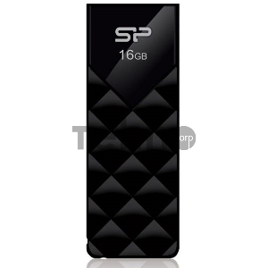 Флеш Диск Silicon Power 16Gb Ultima U03 SP016GBUF2U03V1K USB2.0 черный