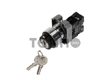 Переключатель BD21 2P с замком NO REXANT