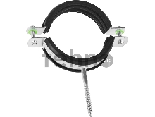 Хомут трубный оцинкованный, 2 1/2