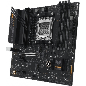 Материнская плата Asus TUF GAMING A620M-PLUS SocketAM5 AMD A620 4xDDR5 mATX AC`97 8ch(7.1) 2.5Gg RAID+HDMI+DP