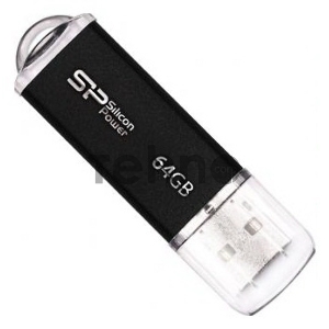 Флеш Диск Silicon Power USB Drive 64Gb Ultima II SP064GBUF2M01V1K {USB2.0, Black}