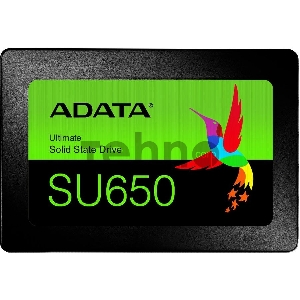 Накопитель SSD Adata 240GB Ultimate SU650, 2.5, SATA III, [R/W - 520/450 MB/s] 3D-NAND New Ret. Pack.