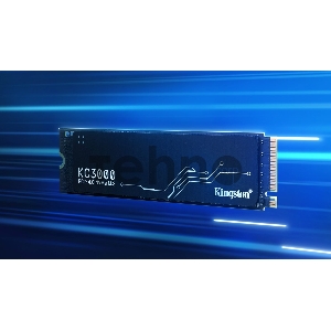 Накопитель SSD M.2 Kingston 512Gb KC3000 <SKC3000S/512G> (PCI-E 4.0 x4, up to 7000/3900Mbs, 3D TLC, NVMe, 400TBW, Phison E18, 22х80mm, LP heatsink)