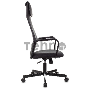 Кресло игровое Zombie ONE черный/карбон текстиль/эко.кожа с подголов. крестов. металл