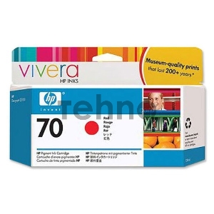 Картридж струйный HP №70 C9456A красный для HP DJ Z2100/Z3100 (130мл)