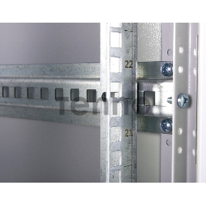 Шкаф телекоммуникационный напольный ЭКОНОМ 48U (600 × 800) дверь стекло, дверь металл