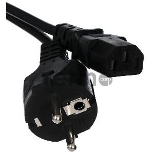 Кабель компьютер - розетка 220V <5.0м> (Европейский стандарт)  <TP021-5.0-BK> Кабель компьютер - розетка 220V <5.0м> (Европейский стандарт)  <TP021-5.0-BK>