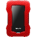 Внешний жесткий диск 1TB ADATA HD330, 2,5" , USB 3.1, красный, фото 4