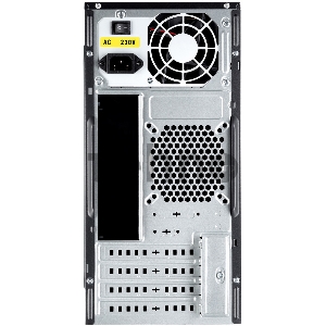 Корпус Foxline FL-733(R)-FZ500R  mATX, 2x5.25EXT, 2x3.5EXT, 5x3.5INT, 2xUSB3.0, HDA, w/o FAN, w/450W ATX PSU, w/1.2m EU pwr cord