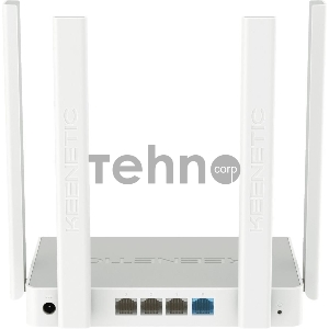 Роутер беспроводной Keenetic Viva (KN-1912) с Mesh Wi-Fi 5 AC1200, 4-портовым Smart-коммутатором и многофункциональным портом USB