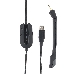 Гарнитура игровая Gembird MHS-G700U, черный, мембрана 53мм, металический корпус, съемный микрофон, регулировка громкости, отключение микрофона, кабель тканевый 2,5м, фото 5