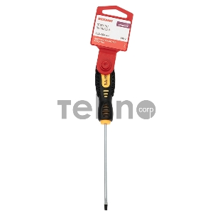 Отвертка шлицевая SL 3х100 мм, двухкомпонентная рукоятка REXANT