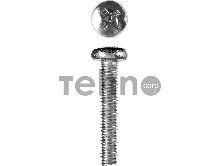 Винт DIN 7985, M6 x 30 мм, 5 кг, кл. пр. 4.8, оцинкованный, ЗУБР