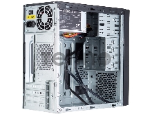 Корпус Foxline FL-733(R)-FZ500R  mATX, 2x5.25EXT, 2x3.5EXT, 5x3.5INT, 2xUSB3.0, HDA, w/o FAN, w/450W ATX PSU, w/1.2m EU pwr cord