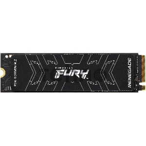 Накопитель SSD M.2 Kingston 1000Gb Fury Renegade <SFYRS/1000G> (PCI-E 4.0 x4, up to 7300/6000Mbs, 1000000 IOPS, 3D TLC, NVMe, 1000TBW, Phison E18, 22х80mm, LP graphen heatsink)
