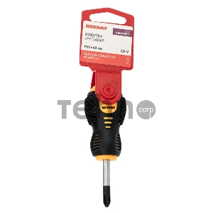 Отвертка крестовая PH 2х40 мм, двухкомпонентная рукоятка REXANT