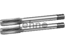 Комплект метчиков ЗУБР М8x1.0мм, сталь 9ХС, ручные, 4-28006-08-1.0-H2
