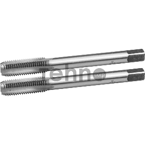 Комплект метчиков ЗУБР М8x1.0мм, сталь 9ХС, ручные, 4-28006-08-1.0-H2