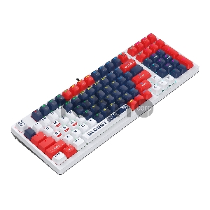 Клавиатура A4Tech Bloody S98 механическая синий/белый USB for gamer LED (SPORTS NAVY)