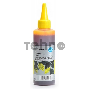 Чернила Cactus CS-I-C9352Y желтый (100мл) HP DeskJet 3920/3940/D1360/D1460/D1470/D1560/D2330/D2430