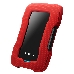 Внешний жесткий диск 1TB ADATA HD330, 2,5" , USB 3.1, красный, фото 7