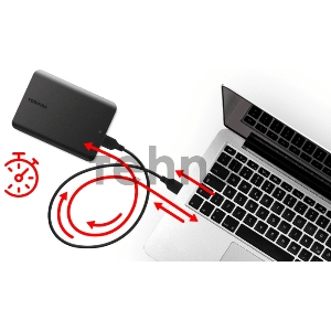 Внешний жесткий диск TOSHIBA Canvio Basics HDTB510EK3AA 1TB 2.5 Внешний жесткий диск TOSHIBA Canvio Basics HDTB510EK3AA 1TB 2.5