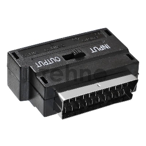 Адаптер аудио-видео Buro SCART (m)/3хRCA (f)/S-VIDEO (f) черный (BSP005)