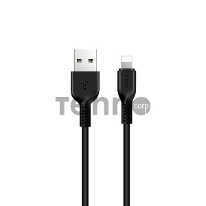Кабель USB 2.0 hoco X20, AM/Lightning M, черный, 1м