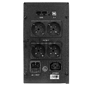 Источник бесперебойного питания CROWN Line Intractive CMU-800EURO LCD USB 800VA\480W, корпус металл, 1x12V/9AH, розетки 4*EURO+1*IEC bypass, трансформатор AVR 145-280V, LCD-дисплей, съёмный кабель 1.2 м, порт RJ11/45, порт USB, защита: от перегрузки, от К