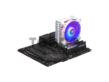 Кулер для процессора Cooler Master Hyper 212 Halo White (150W, 4-pin, 154mm, tower, Al/Cu, fans: 1x120mm/51.88CFM/27dBA/2050rpm, White, 1700/1200/115x/AM4/AM5)